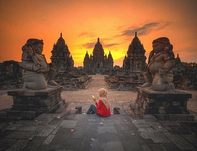 Sunset di Candi Ratu Boko