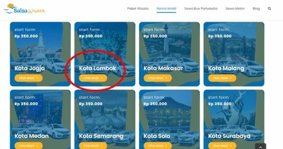 cara rental mobil