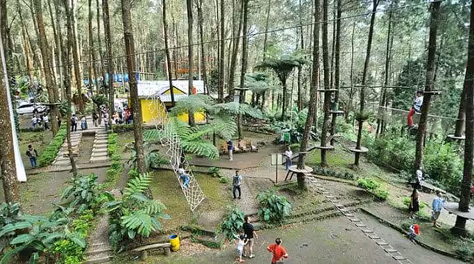 Outbound di Taman Wisata Kopeng