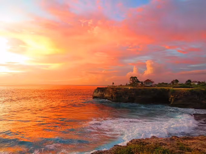 Sunset di Nusa Lembongan