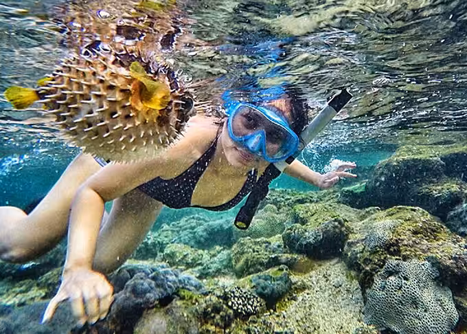 Snorkeling di Pantai Nglambor