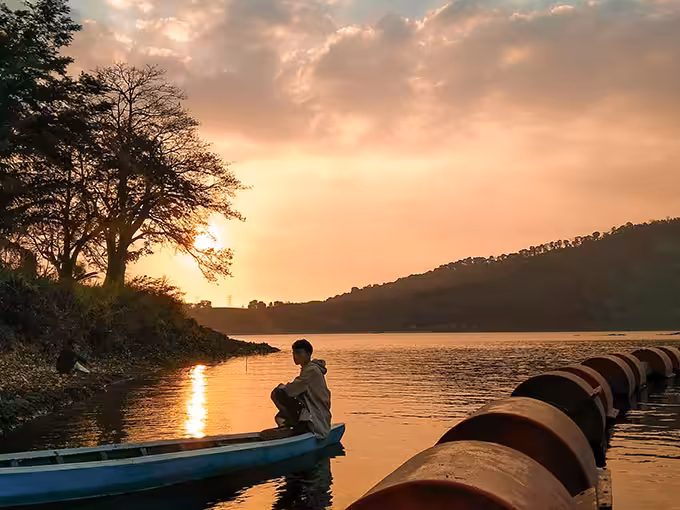 Sunset di Waduk Selorejo
