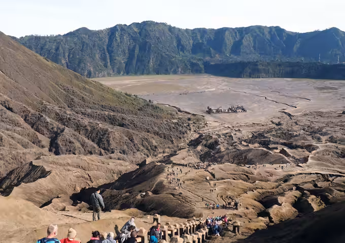 Lokasi kawah bromo