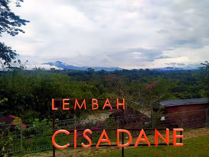 Lokasi Lembah Cisadane