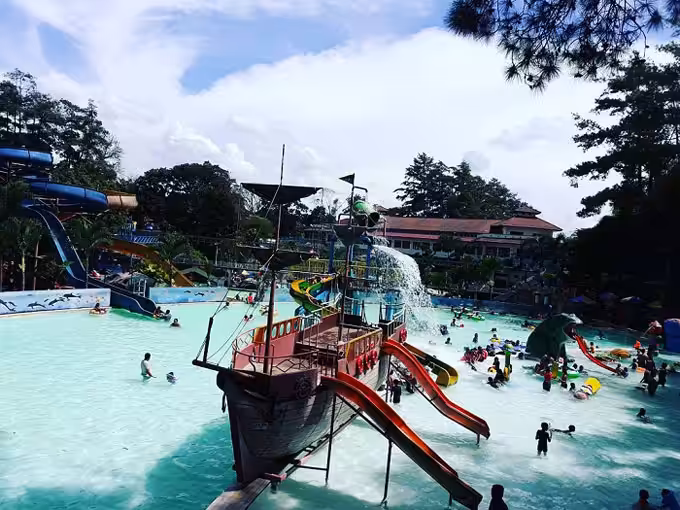 Lokasi Kolam Renang Karang Setra