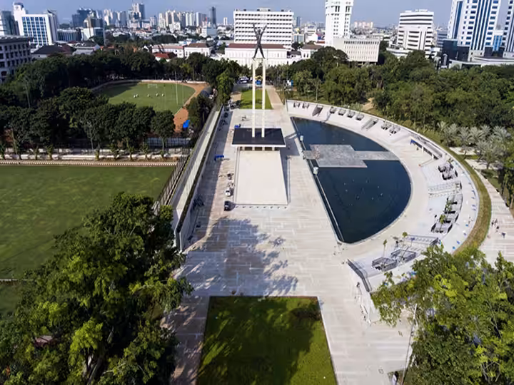Lokasi Taman Lapangan Banteng