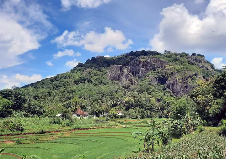 Lokasi Gunung Api Purba Nglanggeran