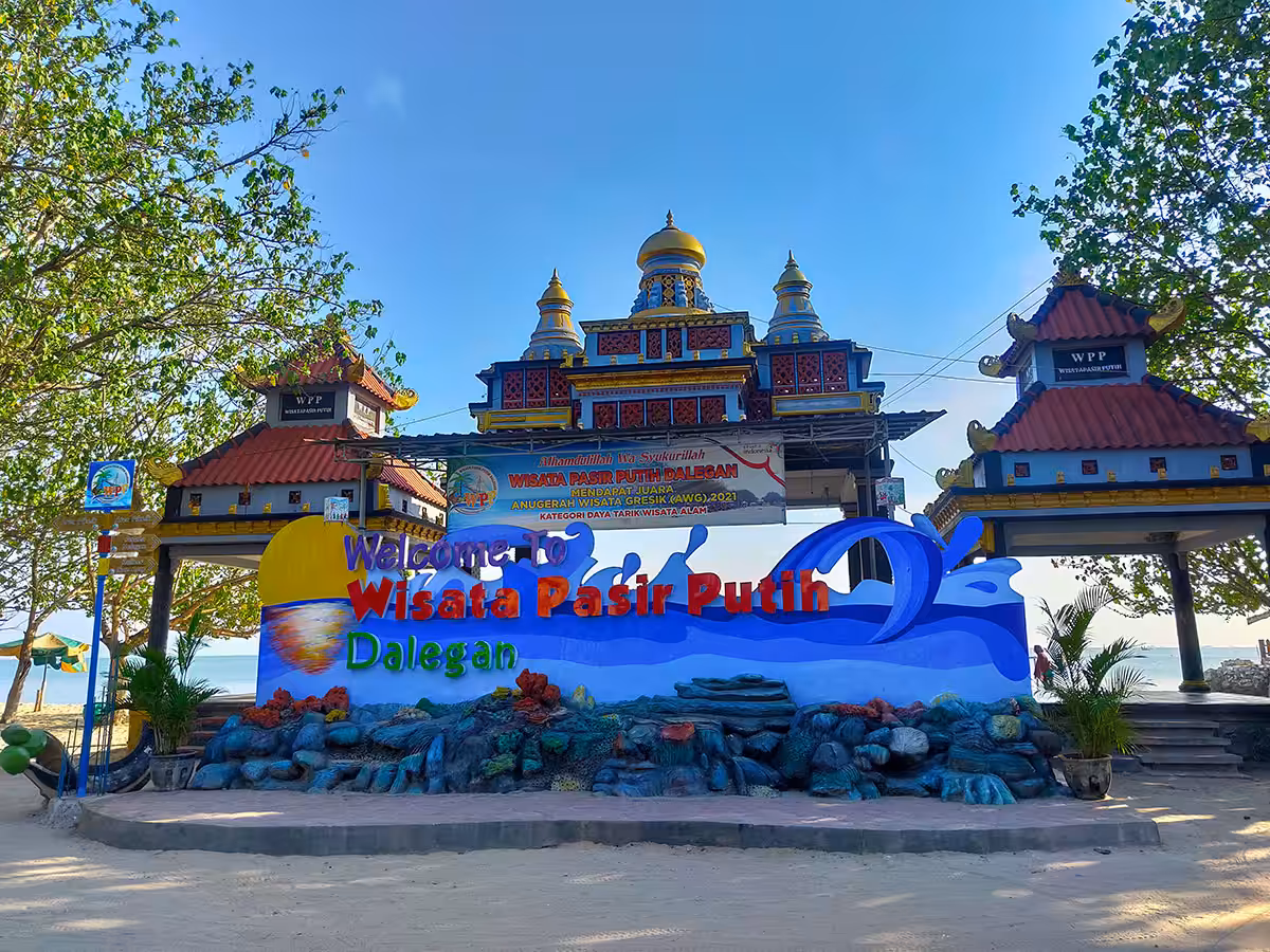 Lokasi Pantai Delegan