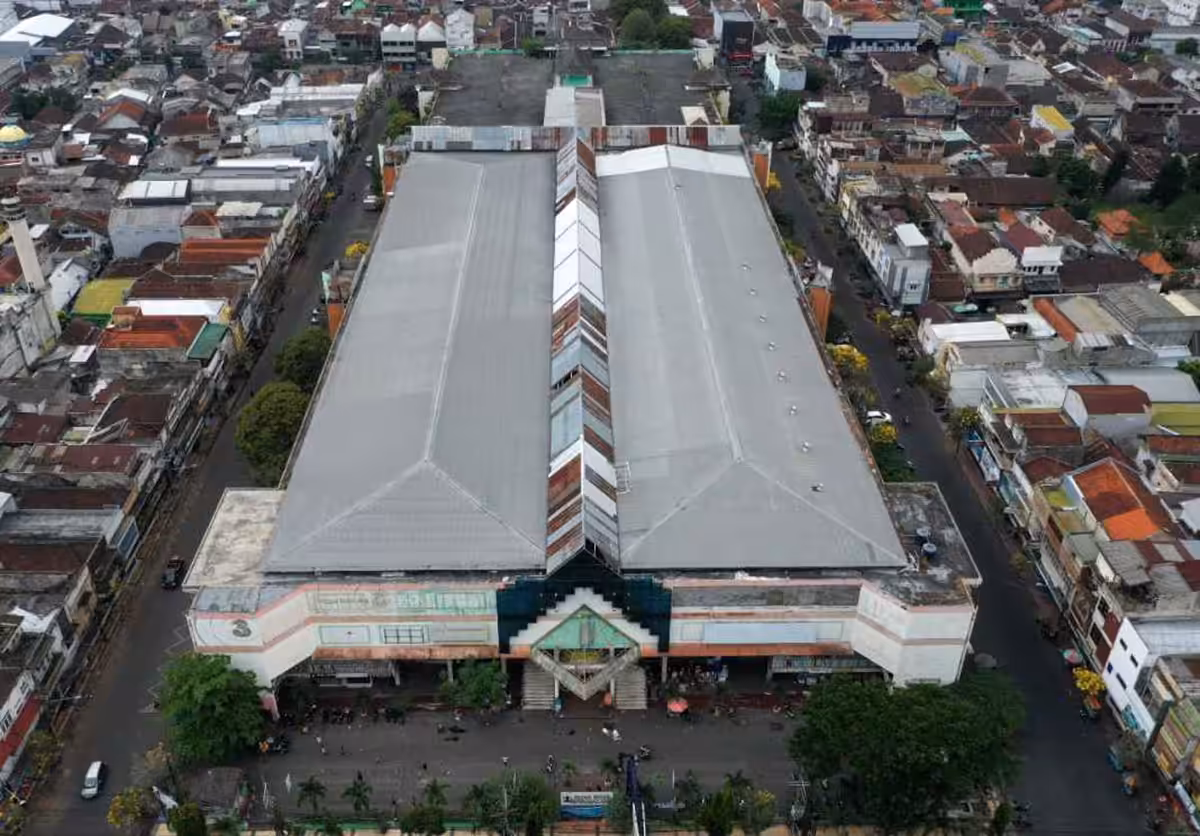 Lokasi Pasar Besar Malang