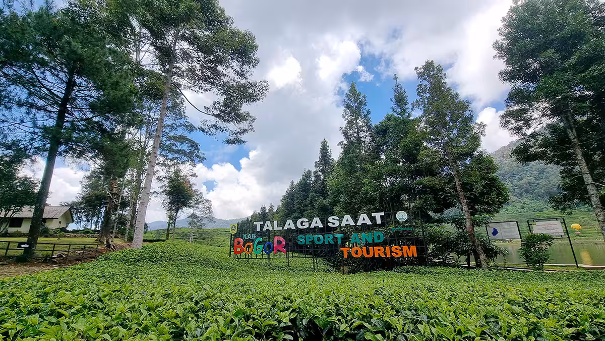 Lokasi Telaga Saat Puncak