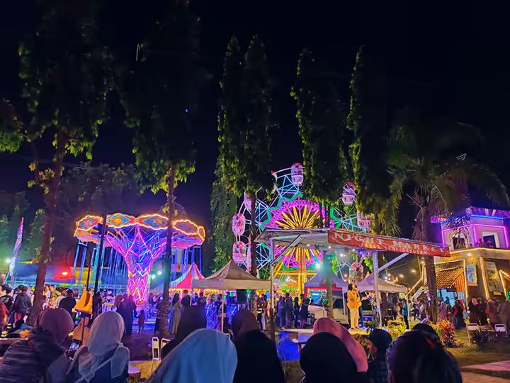 Wahana di Pasar Seni Gabusan Bantul