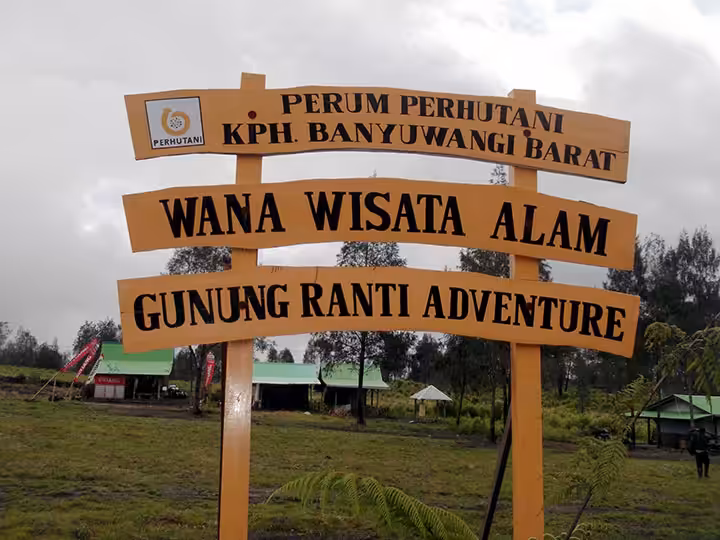Lokasi Gunung Ranti