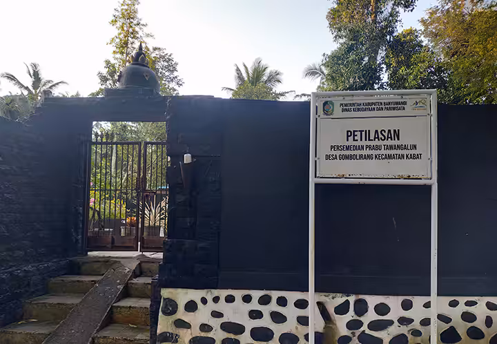 Lokasi Petilasan Prabu Tawang Alun