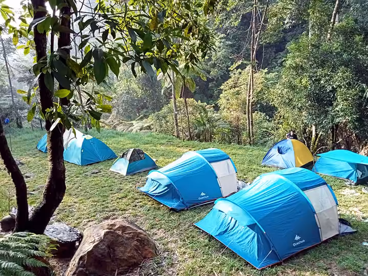 Area Camping Ground di Kawasan Wisata Curug Pangeran Bogor