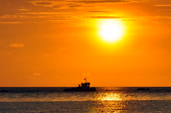 sunset jungkat beach