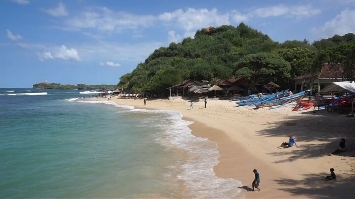 Pantai Ngandong Gunung Kidul yang bagus