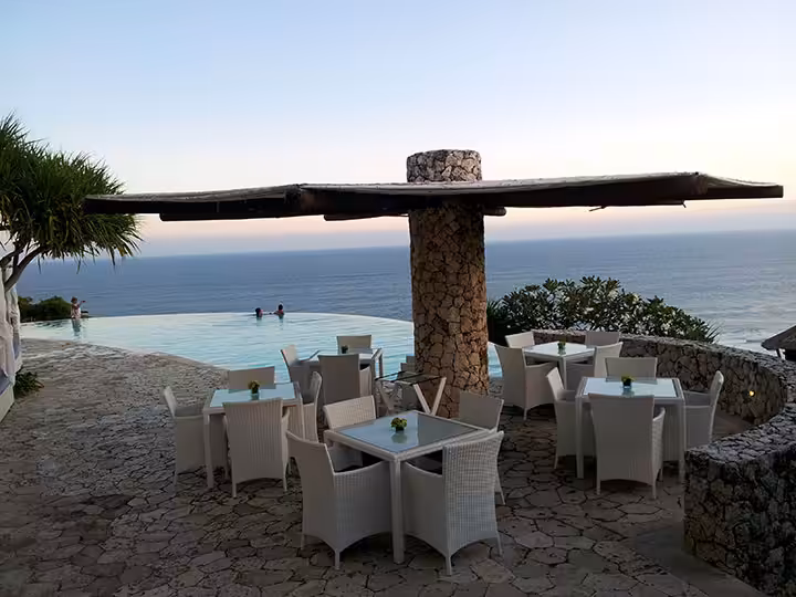 Karma Kandara Private Beach club menu