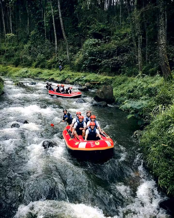 Rafting di Kampung Singkur