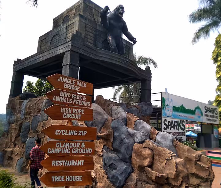 lokasi Sparks Forest Adventure
