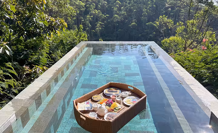 breakfast on Glamping Legok Kondang