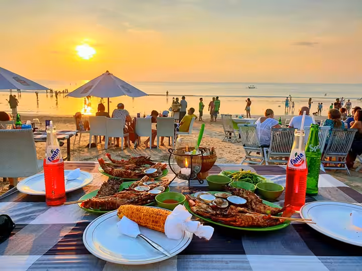 cafe pantai jimbaran bali