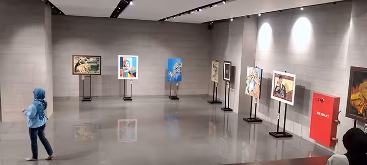 galeri seni alun alun di surabaya