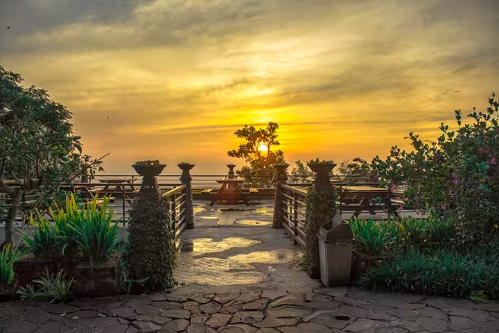 sunrise di Resort Umbul Sidomukti