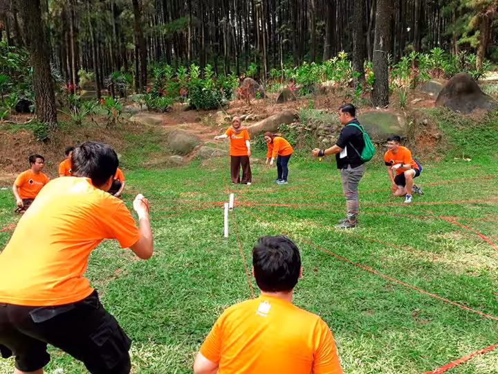 outbound wisata gunung pinus sentul