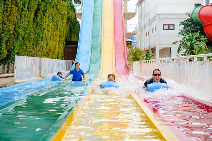 racer slide splash waterpark