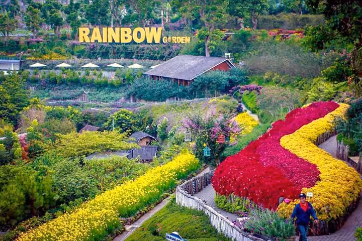 taman bunga Rainbow Garden Lembang