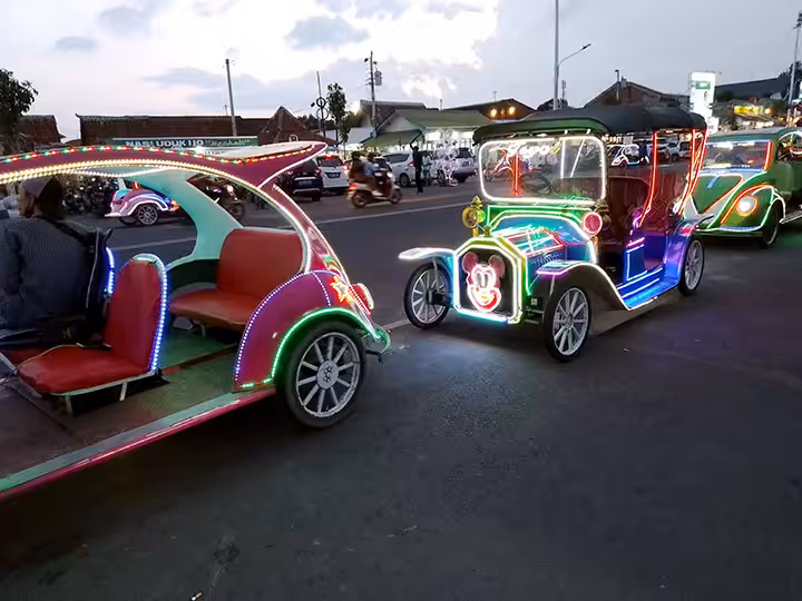 wahana dan kuliner di alun-alun tegal