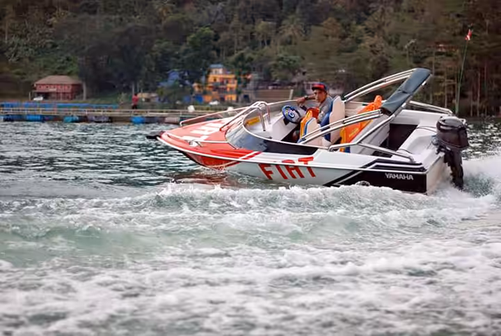 wahana speedboat di info telaga ngebel