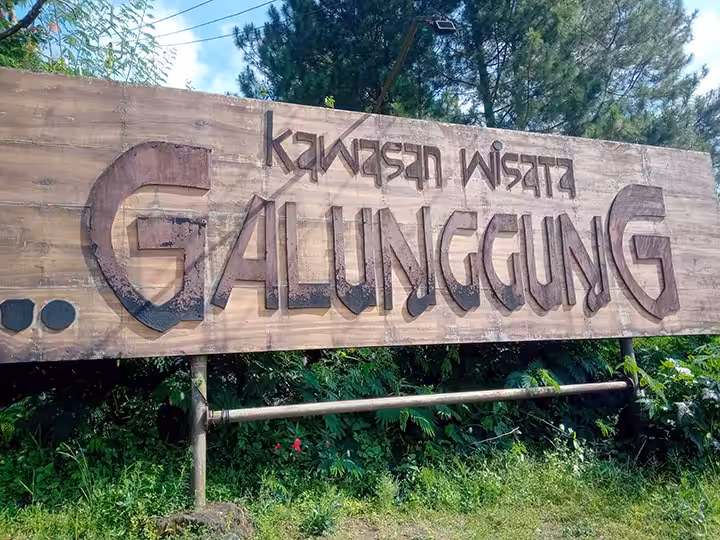 Lokasi Gunung Galunggung