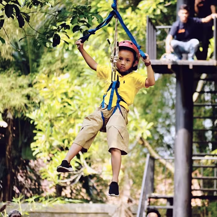 Outbound di Taman Wisata Pasir Putih Depok