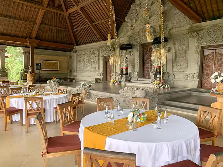 indoor area Taman Dedari Bali