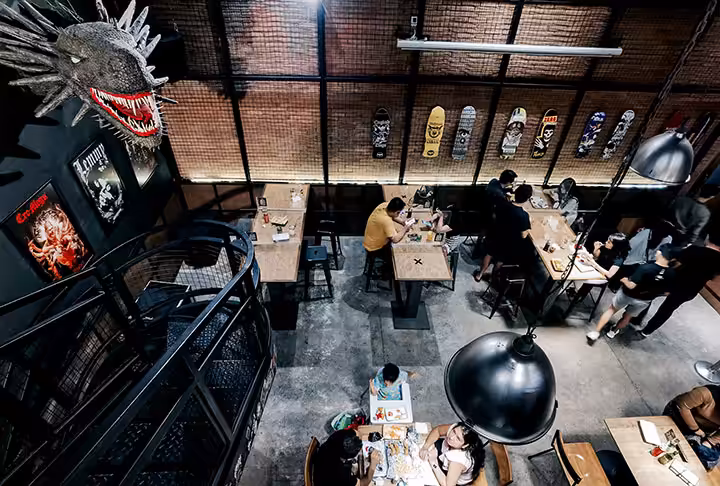 interior lawless burgerbar