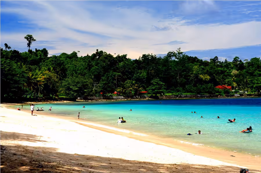 jam buka pantai pasir putih lampung