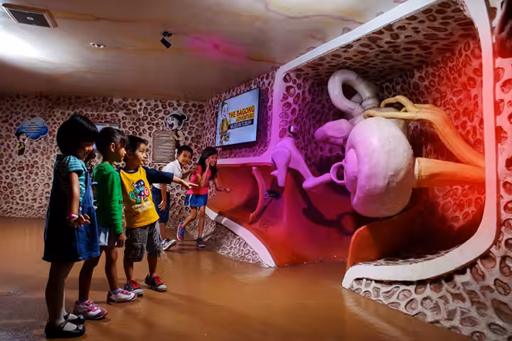 fasilitas The Bagong Adventure Museum Tubuh