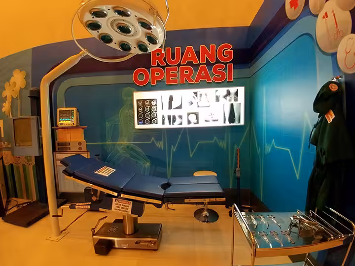 ruang operasi The Bagong Adventure Museum Tubuh