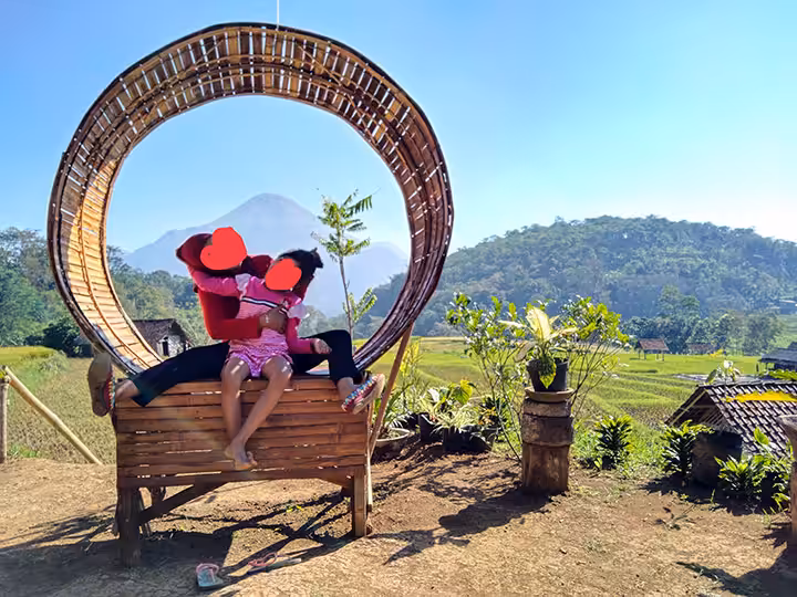 spot foto Wisata Sawah Sumber Gempong