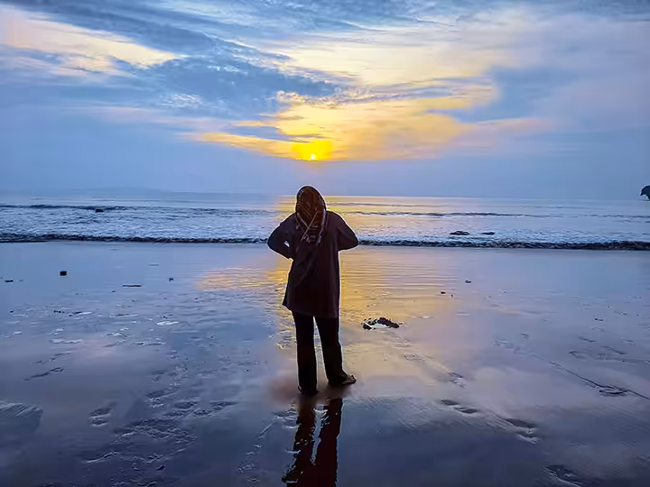 sunset Pantai Batu karas