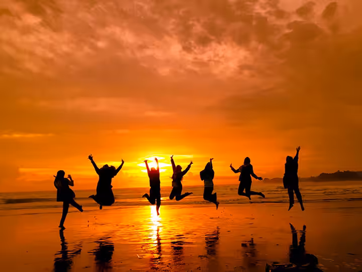 sunset Pantai Serang Blitar