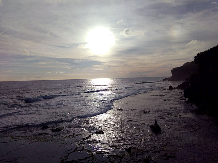 sunset pantai butuh wonosari