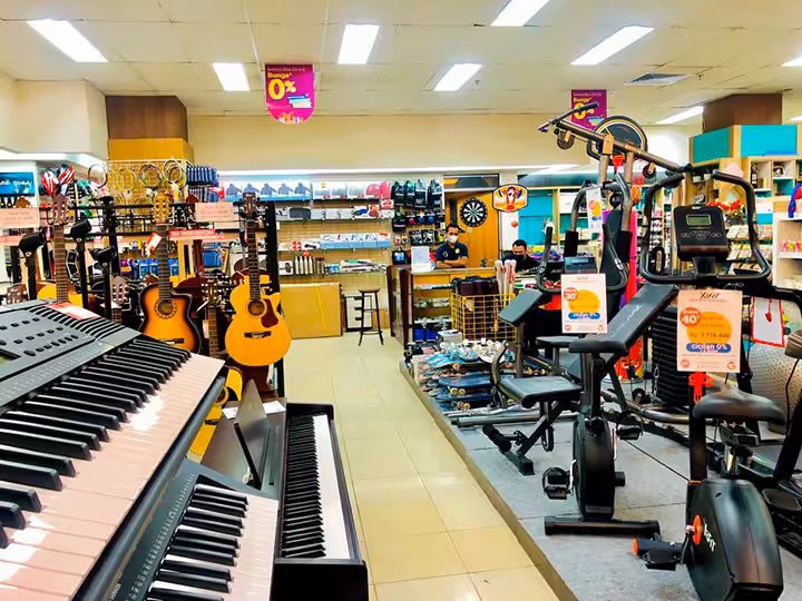 alat musik di Gramedia BCS Batam