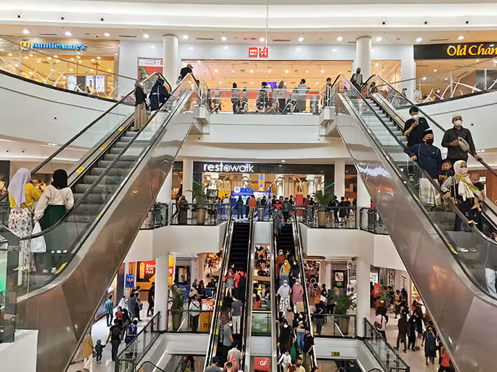 eskalator Supermall Karawaci