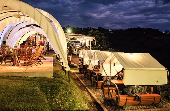 outdoor area Tafso Barn Lembang