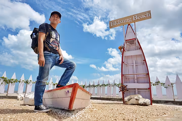 spot foto Pantai Takisung