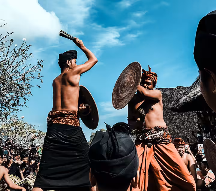acara adat di Desa Wisata Tenganan