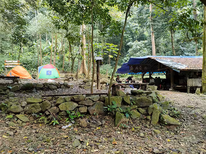 camping ground di Gunung Sanggabuana