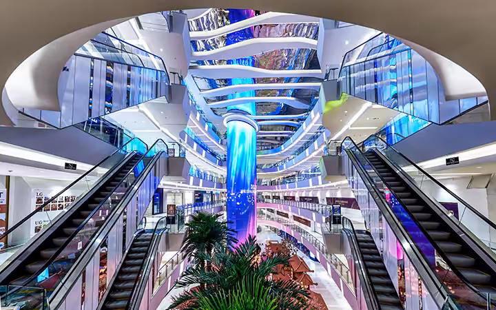 interior mall Podomoro City Deli Medan